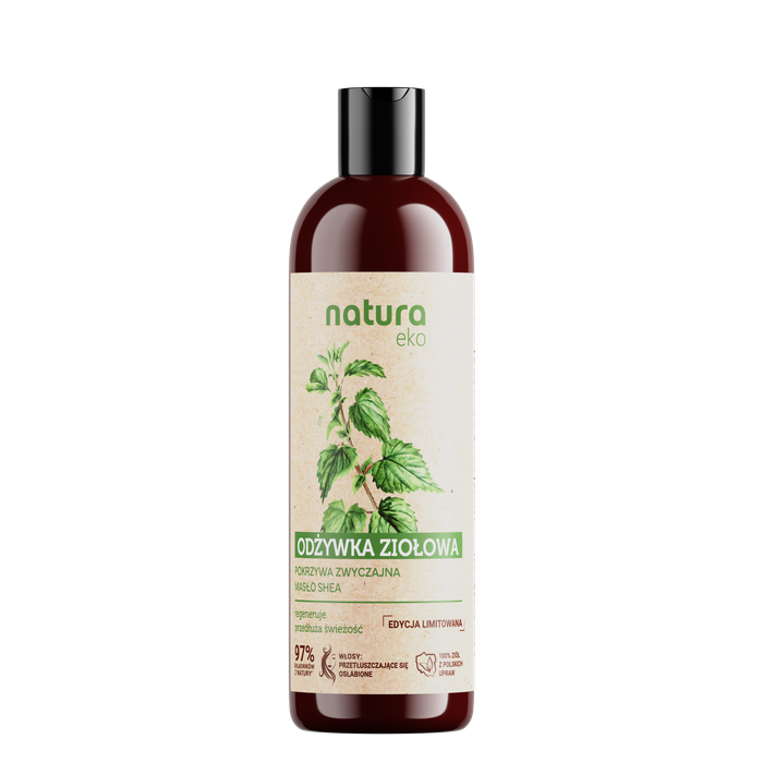 NATURA EKO ODŻYWKA DO WŁOSÓW Z POKRZYWA ZWYCZAJNĄ 250 ML main product photo