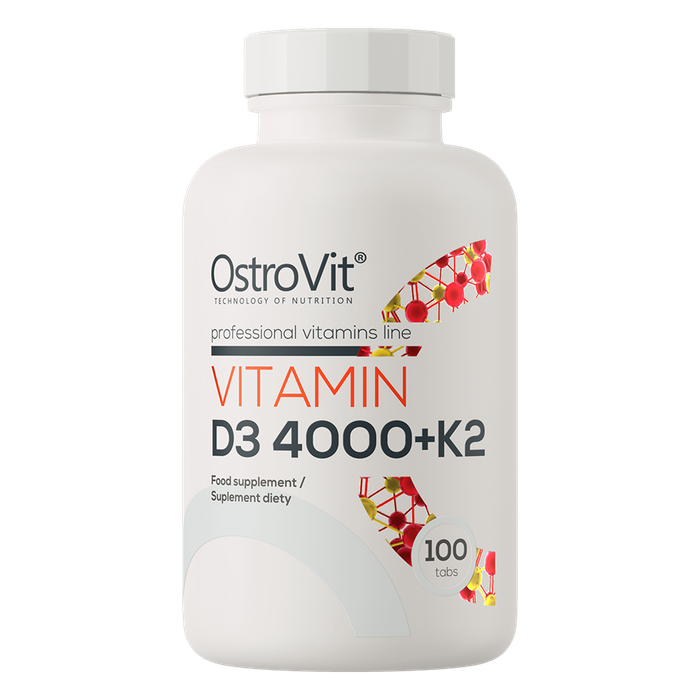 OstroVit Vitamin D3 4000 + K2 100 tabletek main product photo