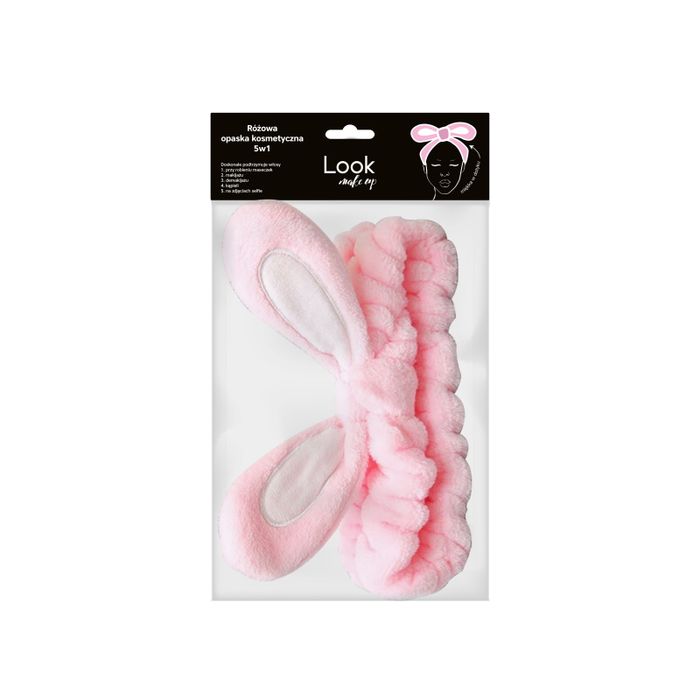 Opaska Kosmetyczna 5w1 Różowa 1 szt. main product photo