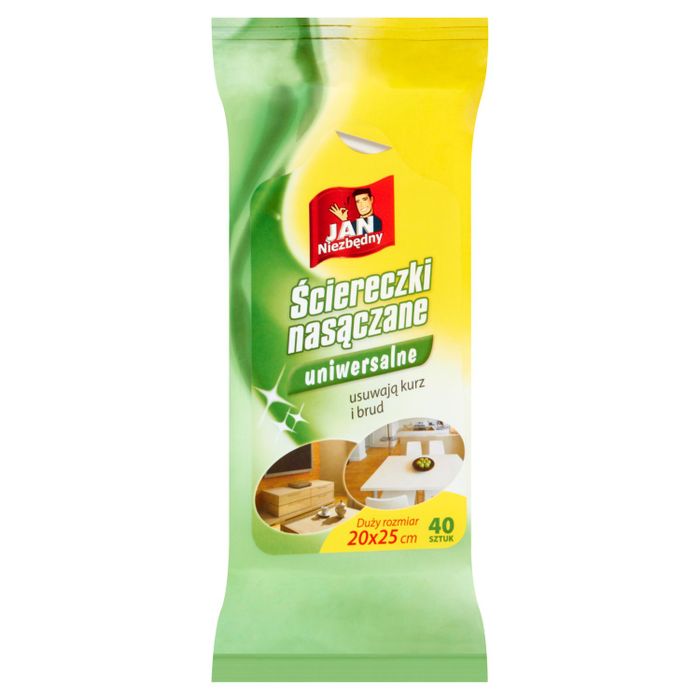 Jan Niezbędny Ściereczki Nasączane Uniwersalne 40 szt. main product photo