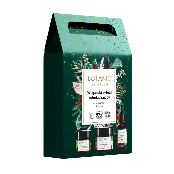Botanic Zestaw prezentowy Wegański rytuał odmładzający - cera dojrzała i sucha main product photo