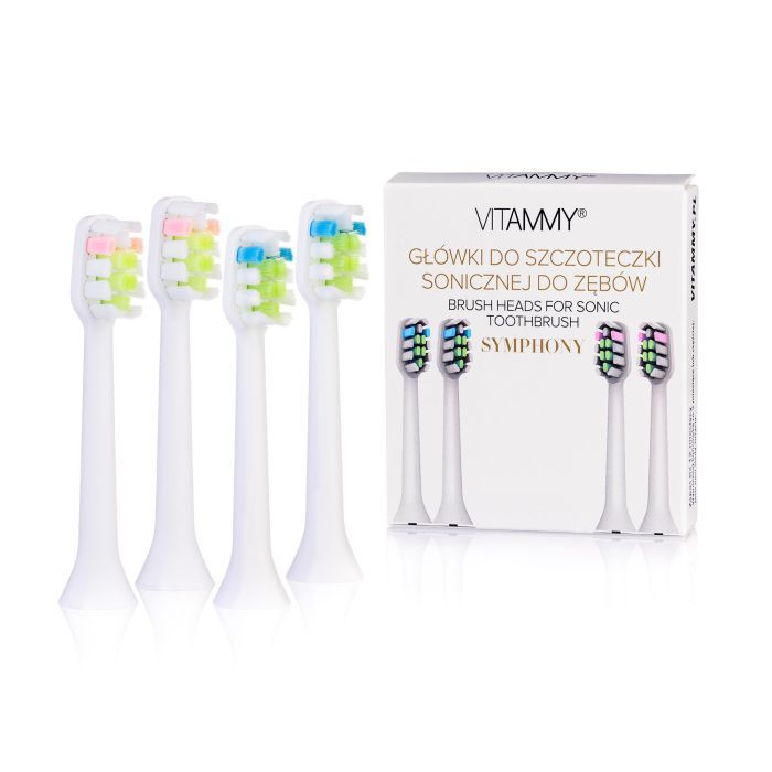 Vitammy Harmony White końcówki do szczoteczki sonicznej 4 sztuki main product photo
