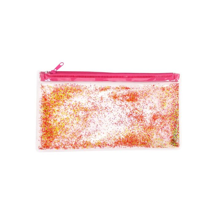 Kosmetyczka Różowa z Brokatem 1 szt. main product photo