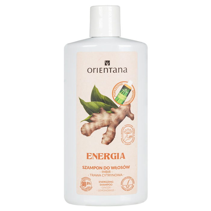 Ajurwedyjski szampon do włosów IMBIR i TRAWA CYTRYNOWA 210 ml main product photo