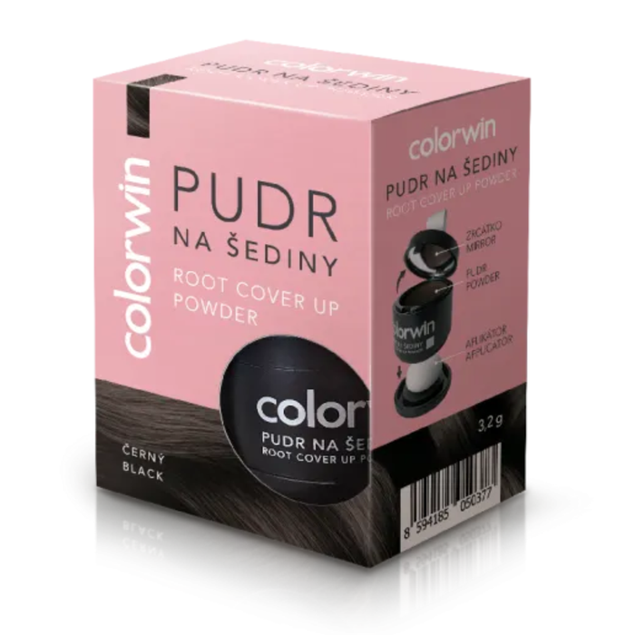 Colorwin Retouch puder do retuszowania siwizny Czarny 3,2 g main product photo