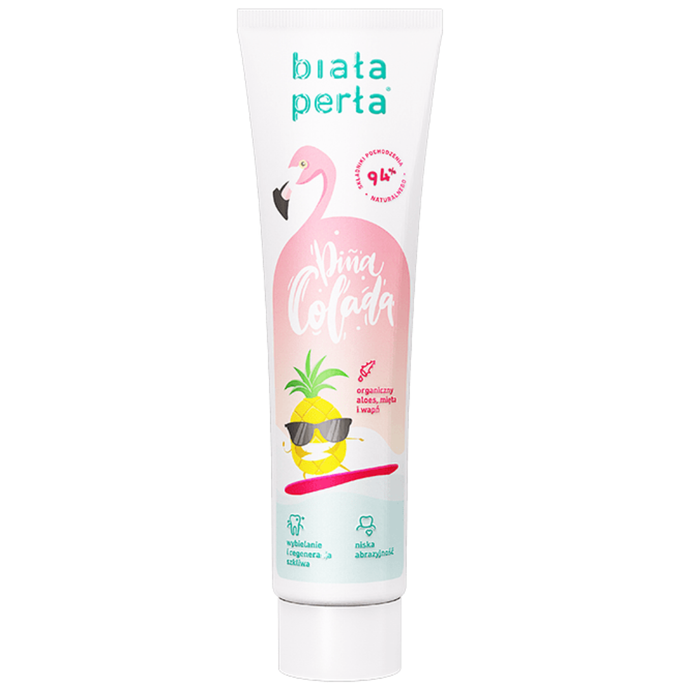 Biała Perła wybielająca pasta do zębów Pina Colada 100 ml main product photo