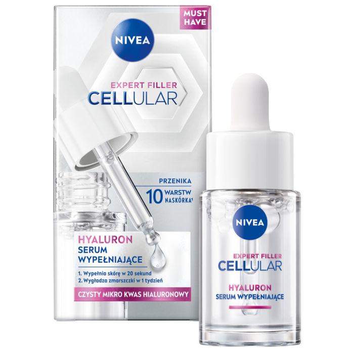 Nivea Cellular Expert Filler Hyaluron serum wypełniające 15 ml main product photo