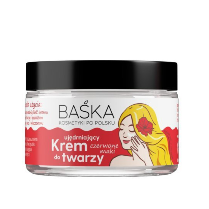 Baśka ujędrniający krem do twarzy Czerwone Maki 50 ml main product photo