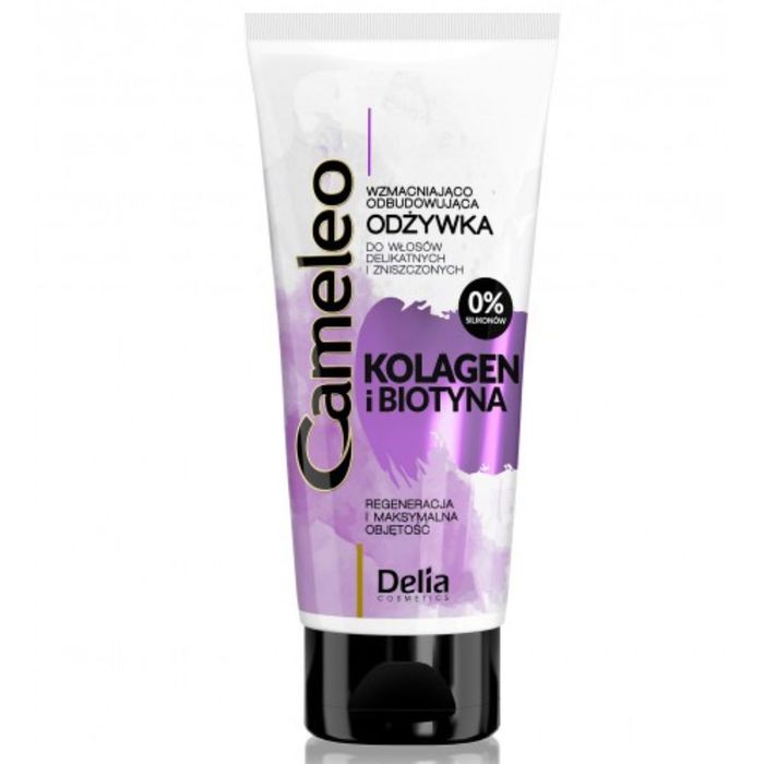 Cameleo odżywka wzmacniająco-odbudowująca Biotyna i Kolagen 200ml main product photo