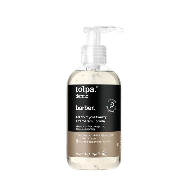 Tołpa Dermo Barber żel do mycia twarzy zarost 150 ml main product photo