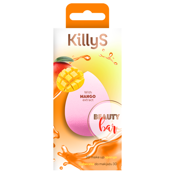 KILLYS Beauty Bar gąbeczka 3D z ekstraktem z mango main product photo
