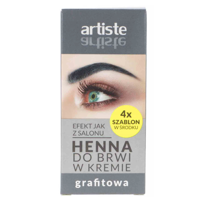 ARTISTE HENNA DO BRWI GRAFITOWA 2 + 2 g main product photo