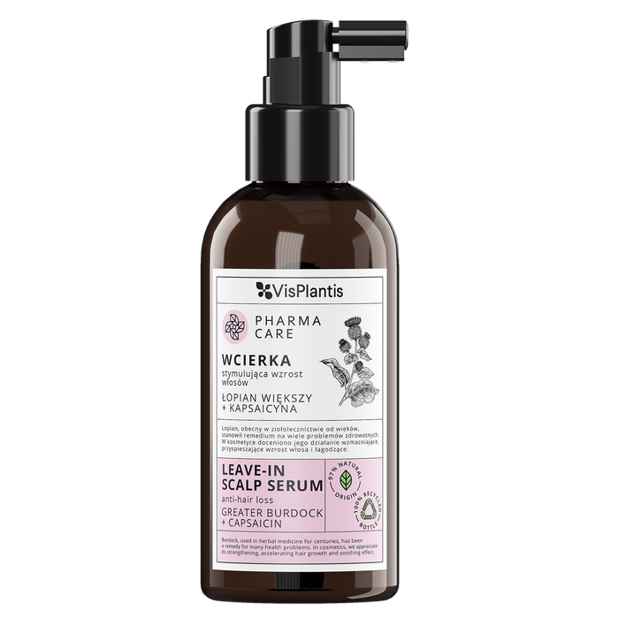 PHARMA CARE wcierka stymulująca wzrost włosów, łopian większy + kapsaicyna 150ML main product photo