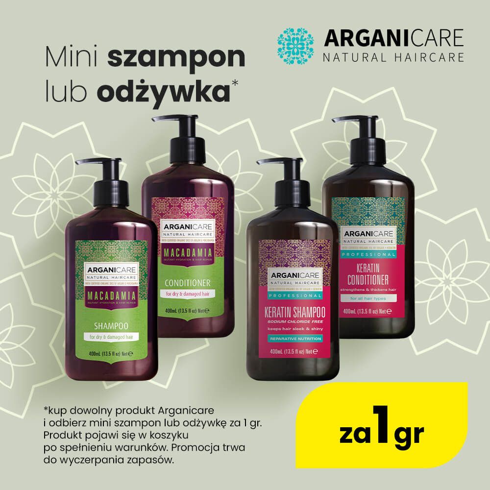 Arganicare - mini szampon lub odżywka za 1 grosz