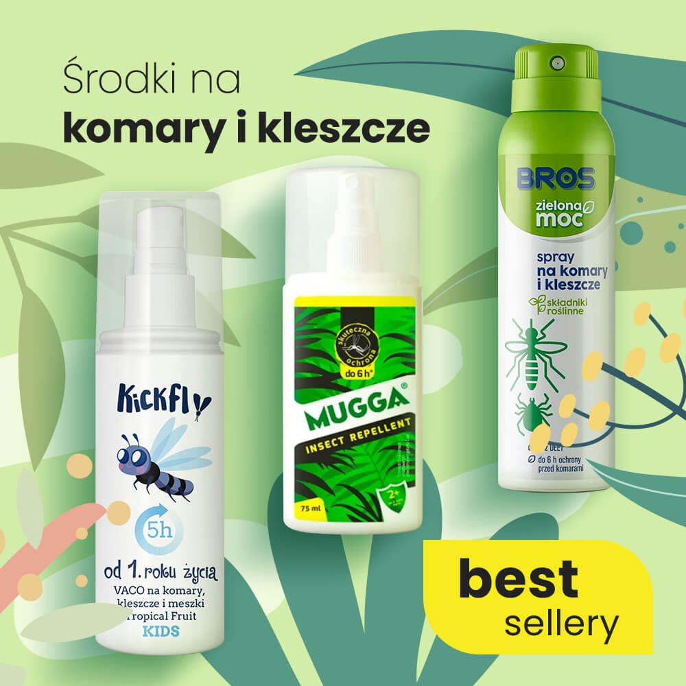 Środki na komary i kleszcze