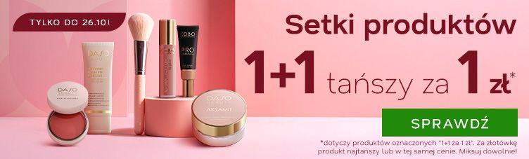 Setki produktów 1+1 za 1 zł