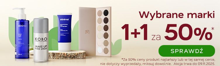 Wybrane marki 1+1 za 50%