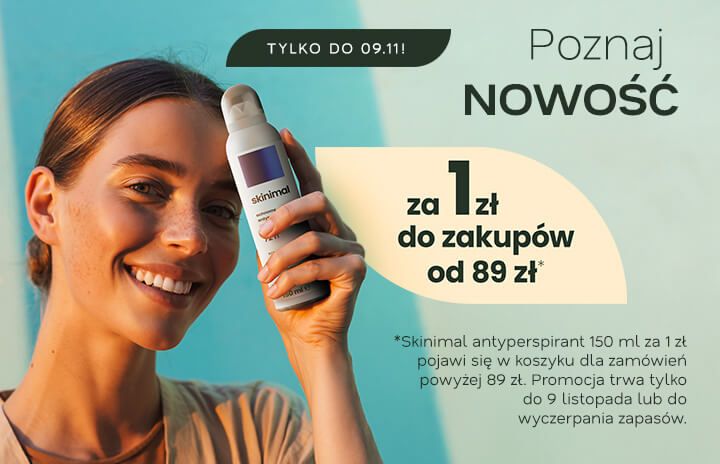 Poznaj nowość - Skinimal antyperspirant za 1 zł